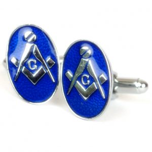 Masonic Blue Cufflinks