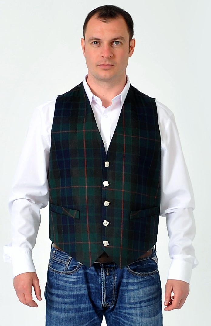 Gunn Modern Tartan Waistcoat 1 Gunn Modern Tartan Waistcoat