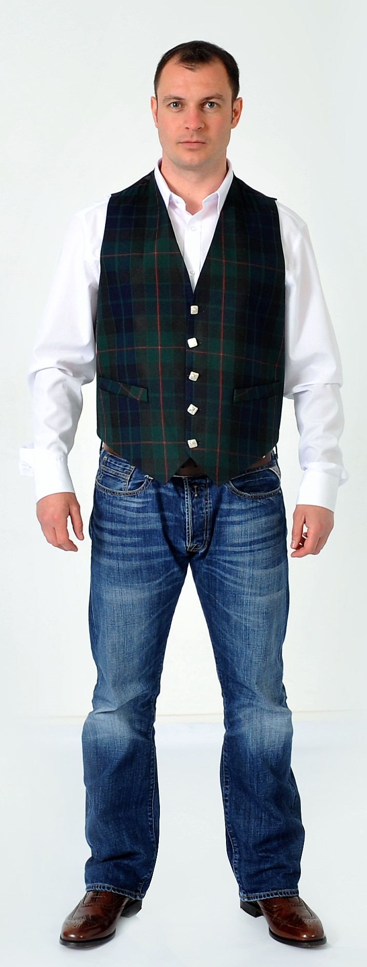 Gunn Modern Tartan Waistcoat 2 Gunn Modern Tartan Waistcoat