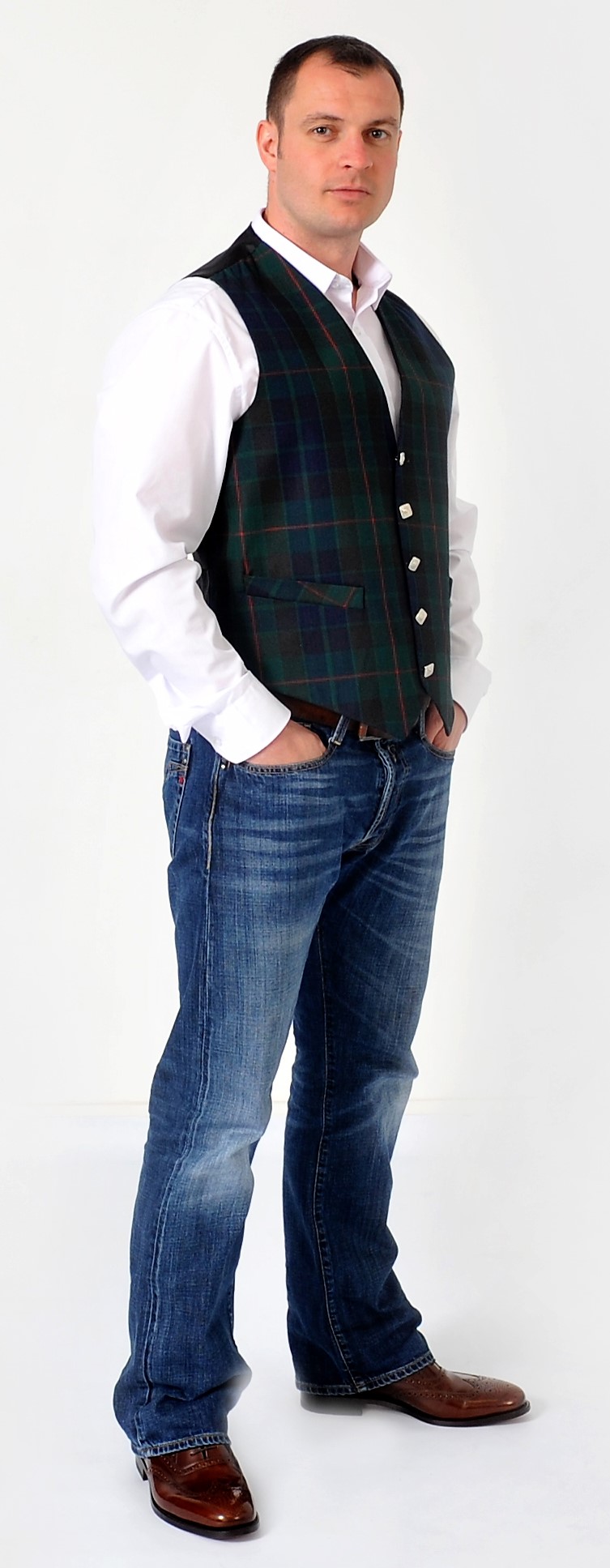 Gunn Modern Tartan Waistcoat 6 Gunn Modern Tartan Waistcoat